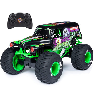 Monster Jam Official Light Up Realistic Grave Digger 1:10 Scale RC Monster Truck