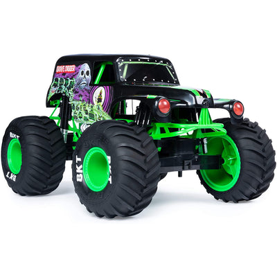 Monster Jam Official Light Up Realistic Grave Digger 1:10 Scale RC Monster Truck