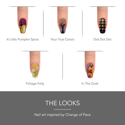 Morgan Taylor Fall 2023 Change of Pace Nail Lacquer Polish Manicure Set 6 Pack