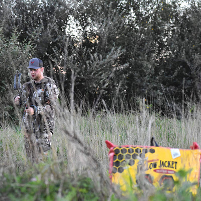 Morrell Yellow Jacket Supreme Bag Target with HME Products 30 Inch Target Stand