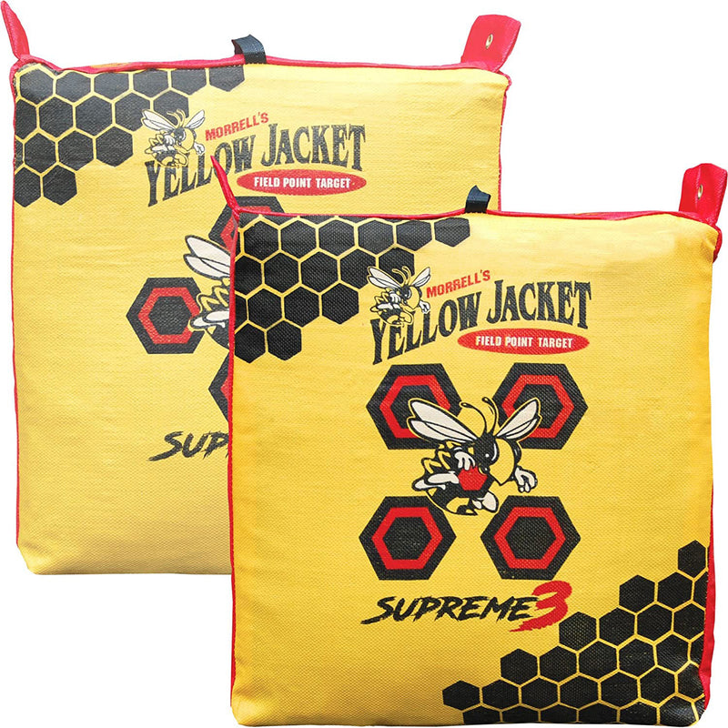 Morrell Yellow Jacket Supreme 3 28 Pound Field Point Archery Bag Target (4 Pack)