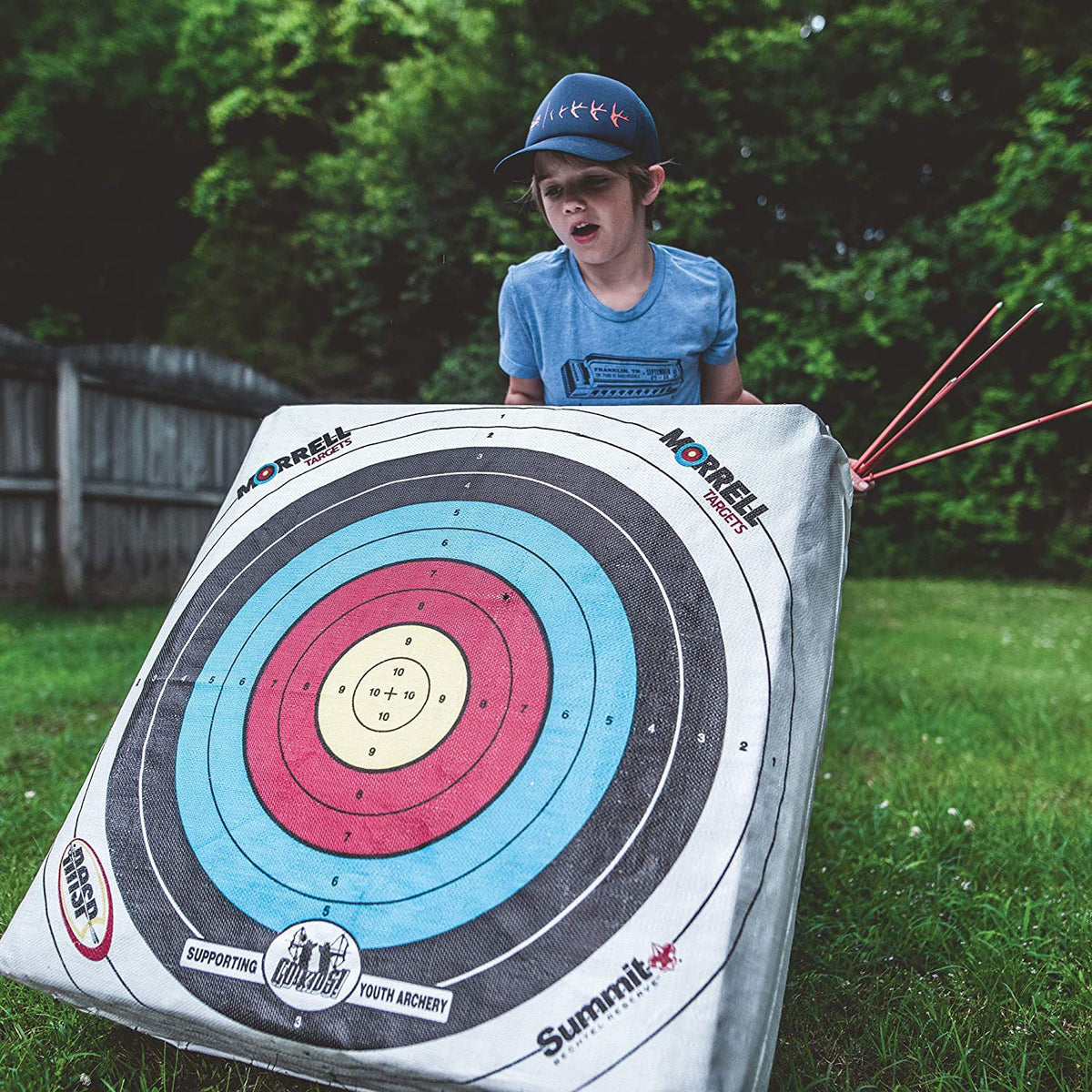 Morrell Lightweight Youth Range NASP Field Point Archery Bag Target and 2 Covers