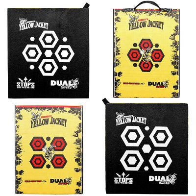 Morrell Yellow Jacket 380 FPS Dual Threat Cube Archery Target w/ Stand (2 Pack)