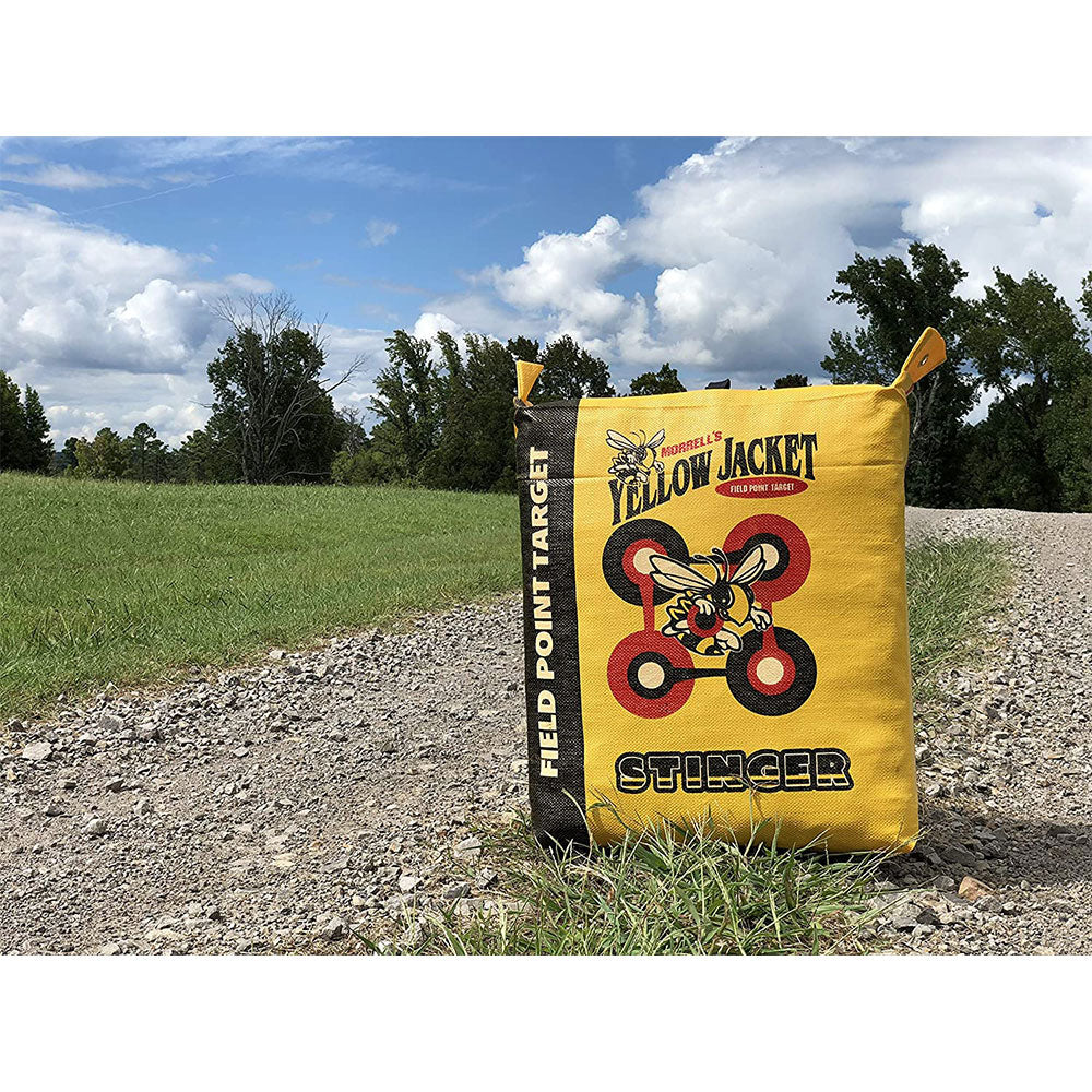 Morrell Yellow Jacket 19lb Bag Target w/ HME Products Target Stand & Bow Hanger