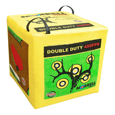 Morrell 450 FPS 4 Sided Cube Field Point Archery Bag Target, Yellow (Used)