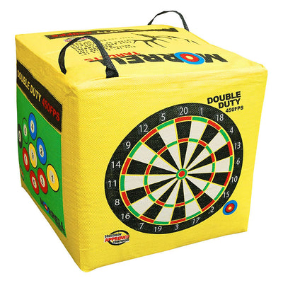 Morrell Double Duty 450 FPS 4 Sided Cube Archery Bag Target, Yellow (Open Box)