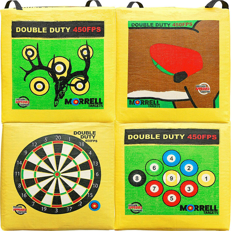Morrell Double Duty 450 FPS Cube Field Point Archery Target,Yellow(For Parts)
