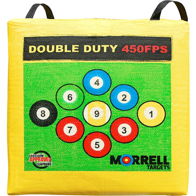 Morrell Double Duty 450 FPS 4 Sided Cube Field Point Archery Bag w/ Target Stand