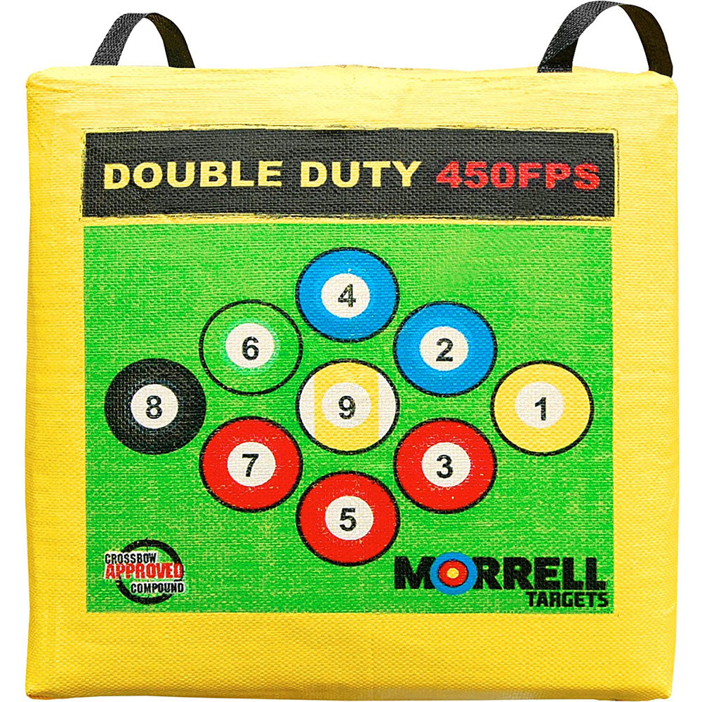 Morrell 450 FPS 4 Sided Cube Field Point Archery Bag w/ Target Stand (2 Pack)