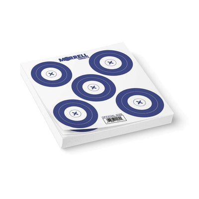 Morrell Targets Archery NFAA Official 5 Spot Target Face, 100 Count Pack (Used) - VMInnovations