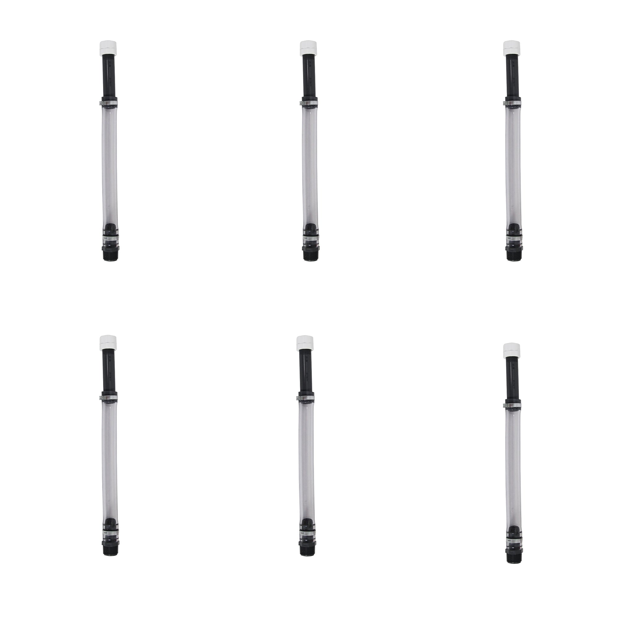VP Racing 14in Hose Kit for Motorsport or Sportsman Containers with Cap (6 Pack)