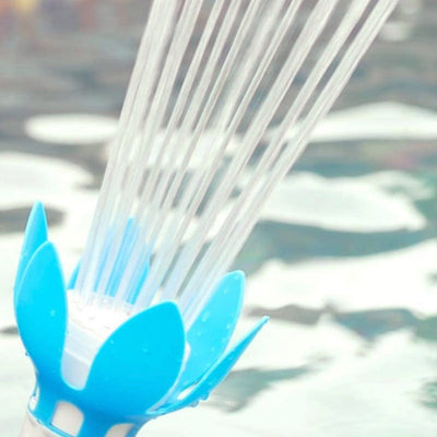 Magic Pool Fountain Water Powered Swimming Pool Fountain w/ Multicolor LED Bulb - VMInnovations