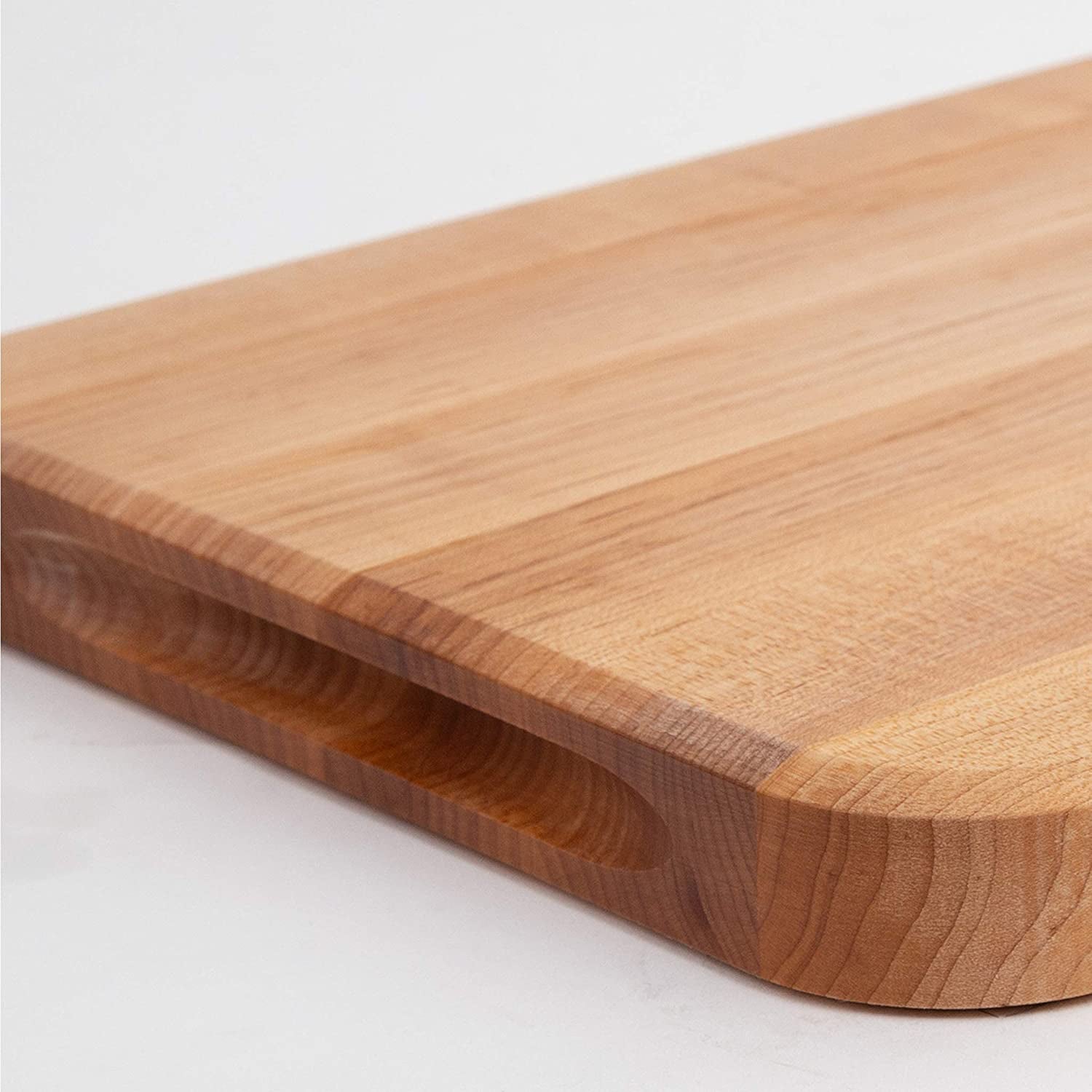 John Boos Maple Reversible 18 x 12" Cutting Board and Block Board Natural Cream