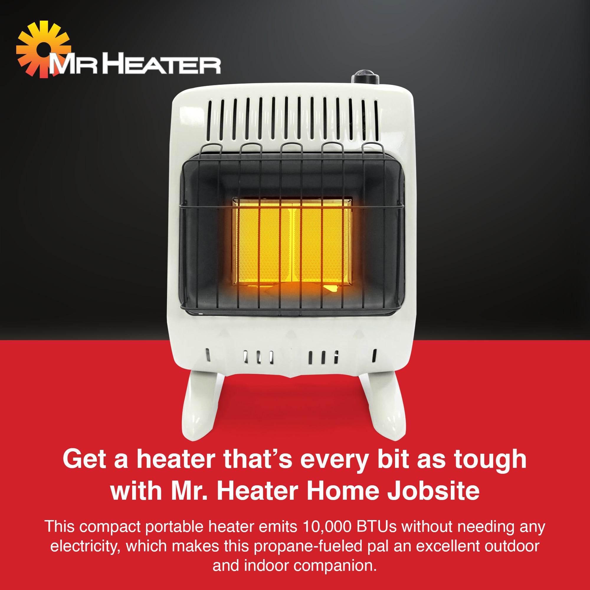 Mr. Heater Home Jobsite 10,000 BTU Vent Free Radiant Propane Heater (Open Box) - VMInnovations