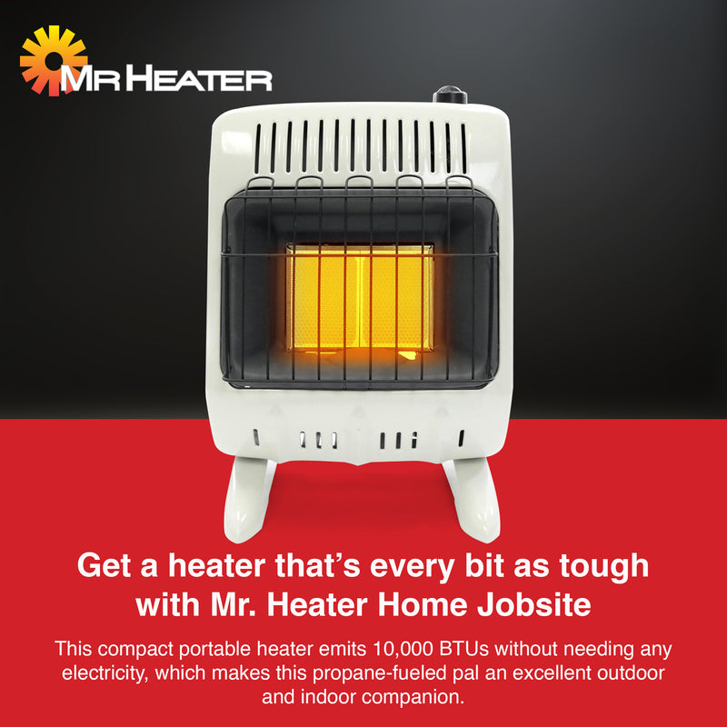 Mr. Heater Home Jobsite 10,000 BTU Vent Free Radiant Propane Heater (Open Box)