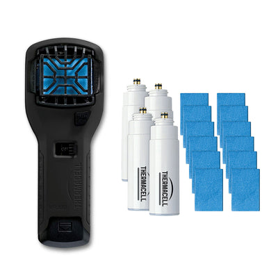 Thermacell MR300L Mosquito Repellent & Refill with 12 Mats & 4 Fuel Cartridges