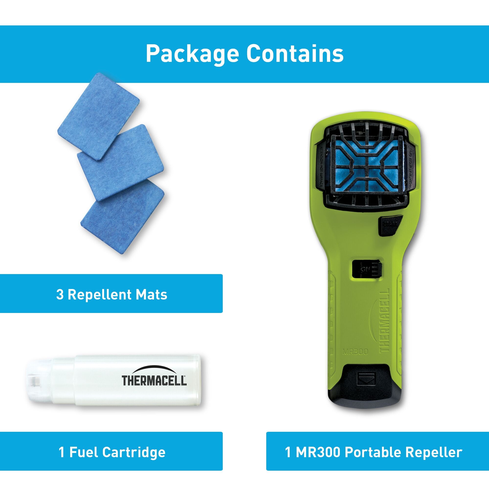 Thermacell MR300V Mosquito Repellent & 12-Hour Refill Pack (2 Pack) & Holster - VMInnovations