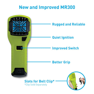 Thermacell MR300V Mosquito Repellent & 12-Hour Refill Pack (2 Pack) & Holster - VMInnovations