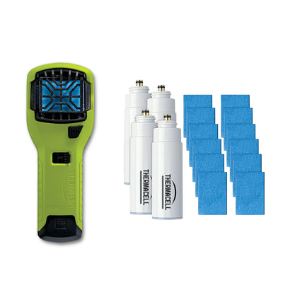 Thermacell MR300V Mosquito Repellent & Refill with 12 Mats & 4 Fuel Cartridges