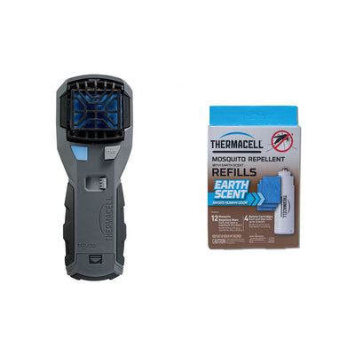 Thermacell MR450X Mosquito Repeller & Refills with 12 Mats and 4 Fuel Cartridges