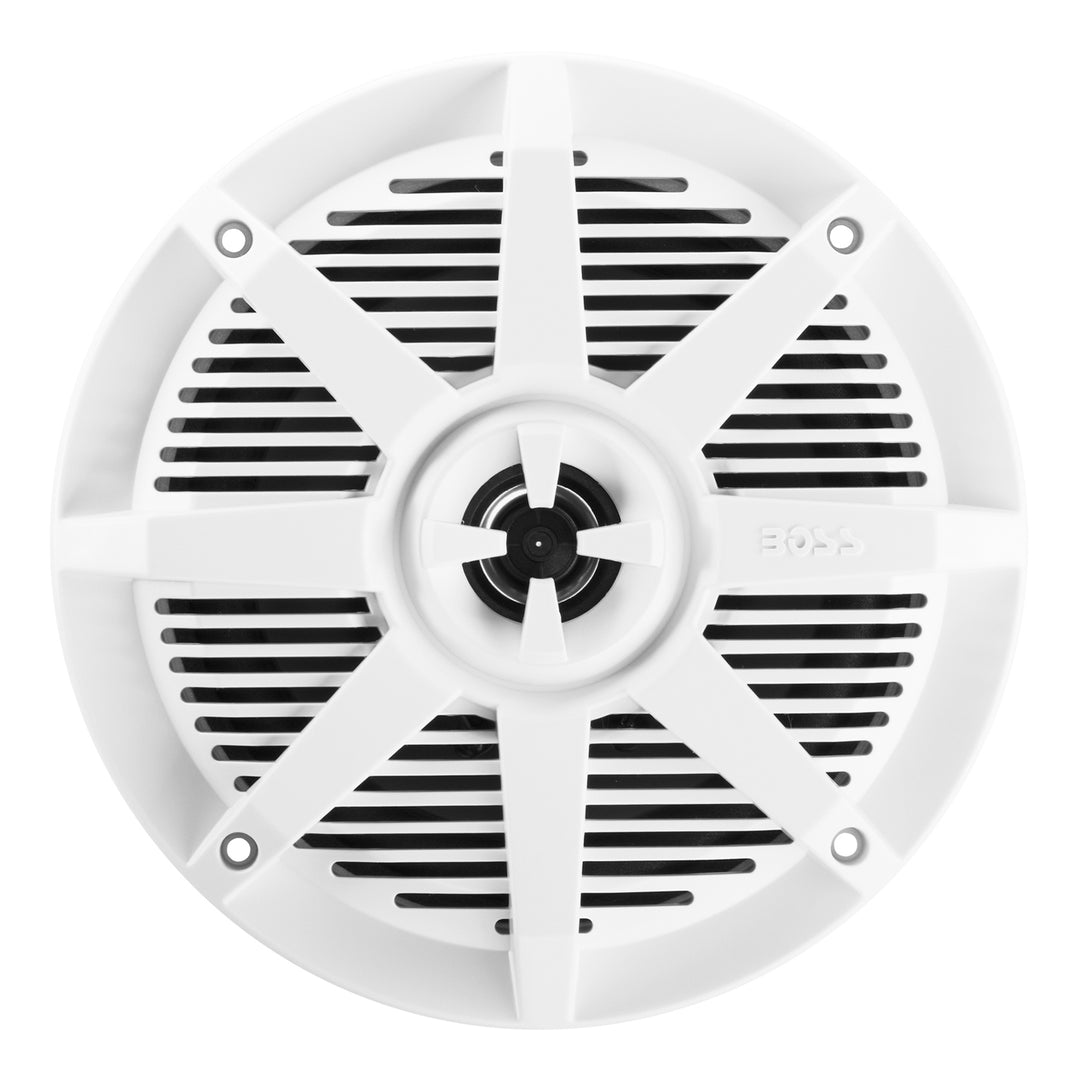 BOSS Audio 4 Pack MR62W 6.5" 2 Way 200W Marine Full Range Boat Speakers, 2 Pair