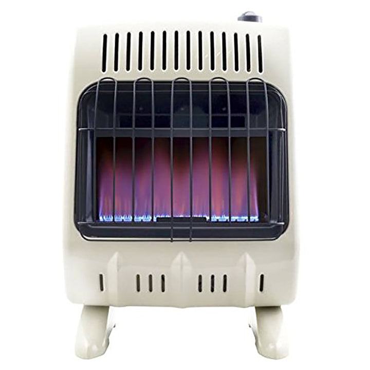 Mr. Heater Vent Free 10,000 BTU Blue Flame Safe Propane Heater, Tan (Open Box)