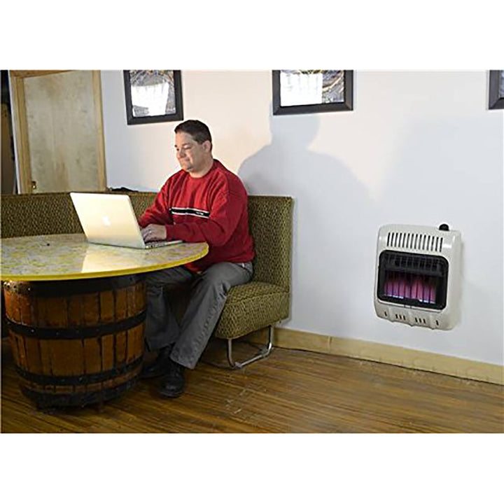 Mr. Heater Vent Free 10,000 BTU Blue Flame Safe Propane Heater, Tan (Open Box)