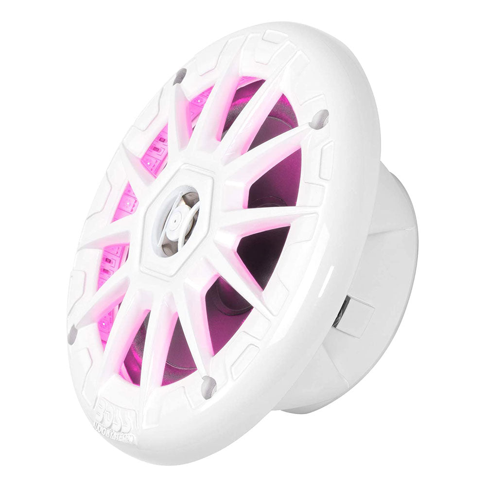BOSS Audio Outdoor Marine 150 Watt 2 Way Full Range LED 5.25 Inch Speaker Pair