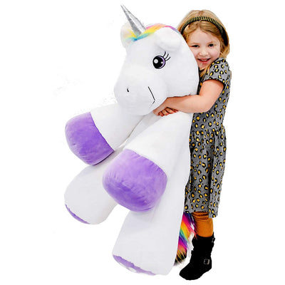 Plushible 44" Signature Soft Large Unicorn Stuffed Animal Plush Toy (Open Box) - VMInnovations
