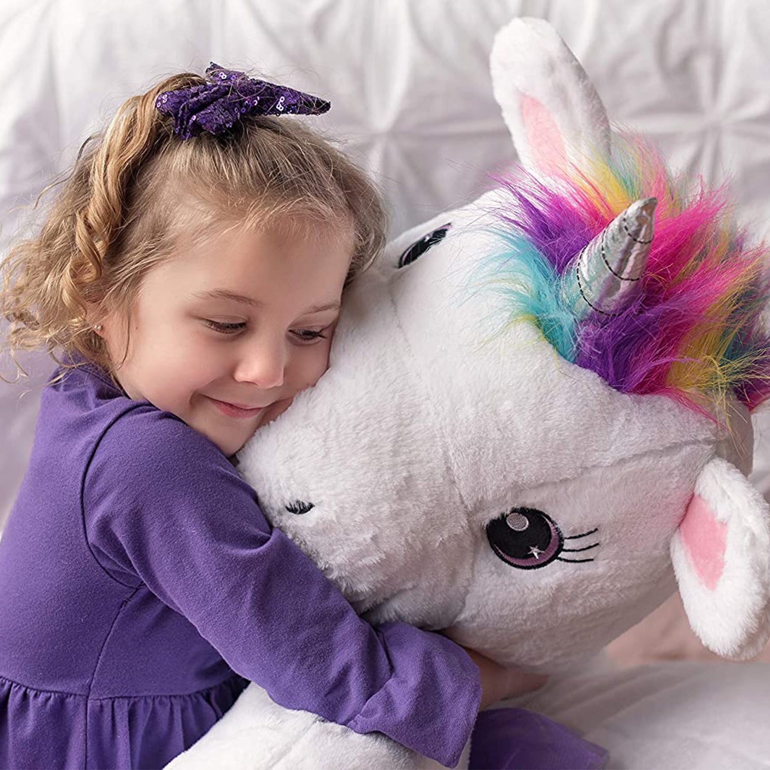 Plushible 44" Signature Soft Large Unicorn Stuffed Animal Plush Toy (Open Box) - VMInnovations