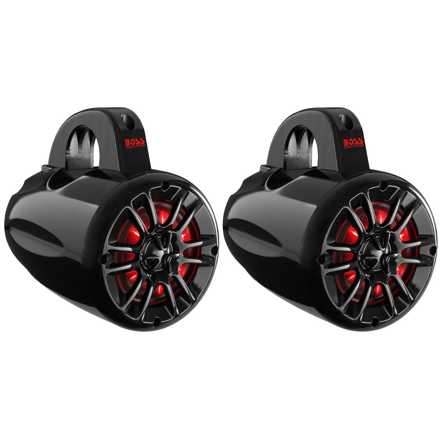 BOSS Audio Waketower 400W MAX 2 Way Marine Weather Proof 4 Inch Speaker Pair