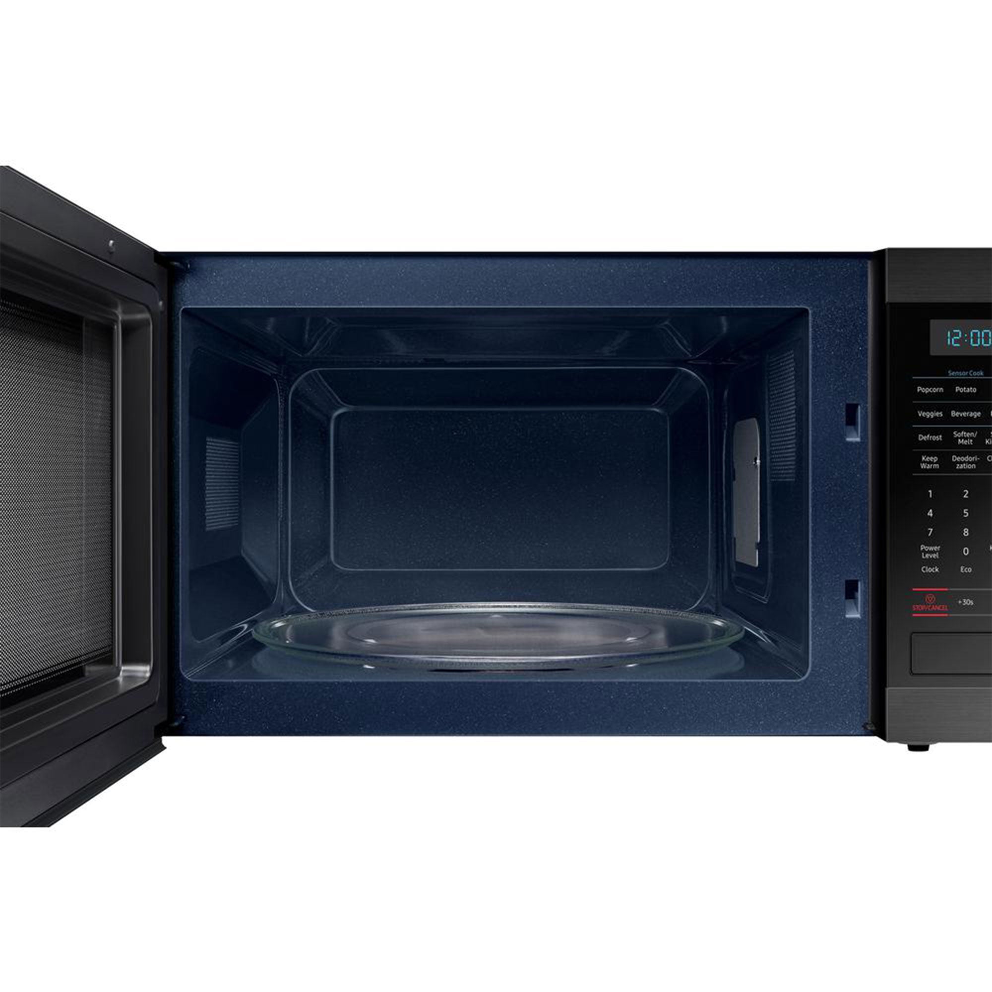 Samsung 1.9 Cubic Foot Countertop Microwave Oven, Black (Refurbished) (Damaged)