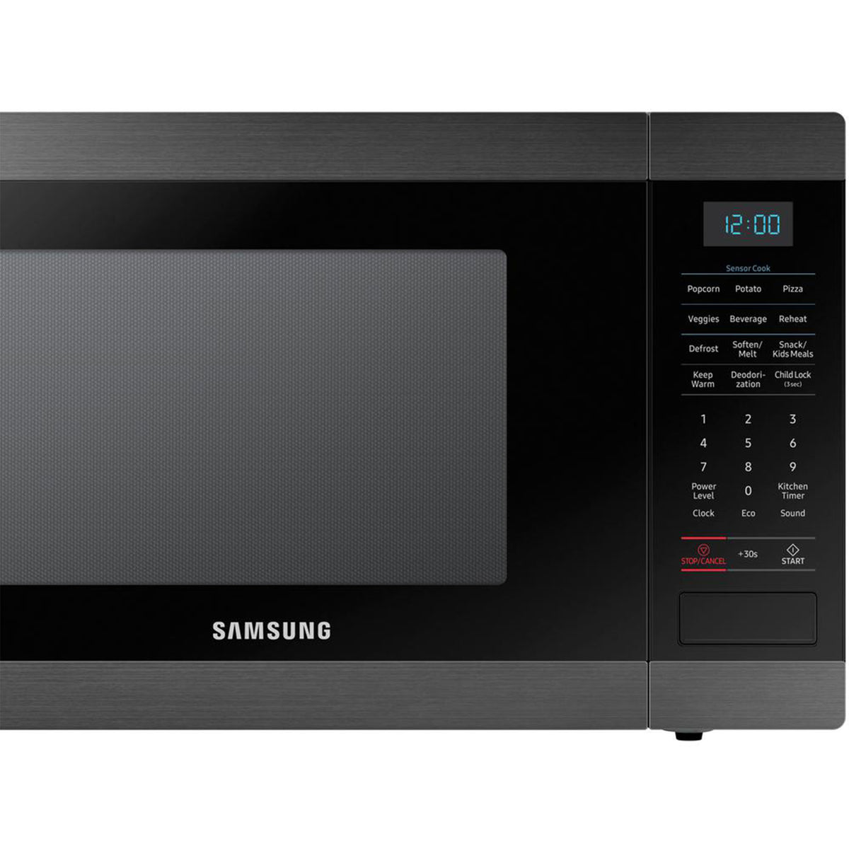Samsung 1.9 Cubic Foot Countertop Microwave Oven, Black (Refurbished) (Damaged)