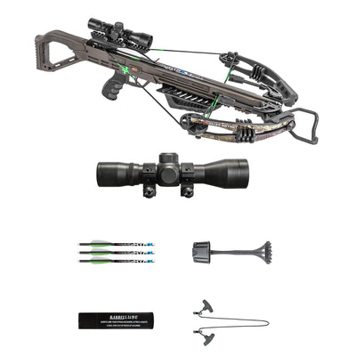 Killer Instinct Lethal 405 Crossbow w/ 3 Bolts & Morrell Double Duty Cube Target