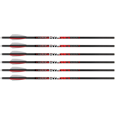 Killer Instinct MSCKI-1064-6 HYPR 20" Carbon Crossbow Bolts, 6 Count (2 Pack) - VMInnovations