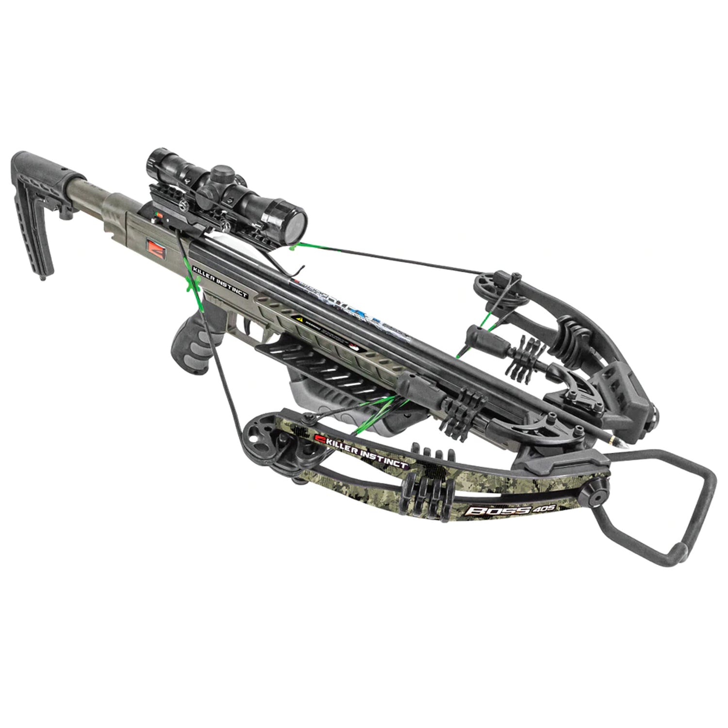 Killer Instinct Boss 405 Crossbow w/ 3 Bolts & Morrell Double Duty Cube Target
