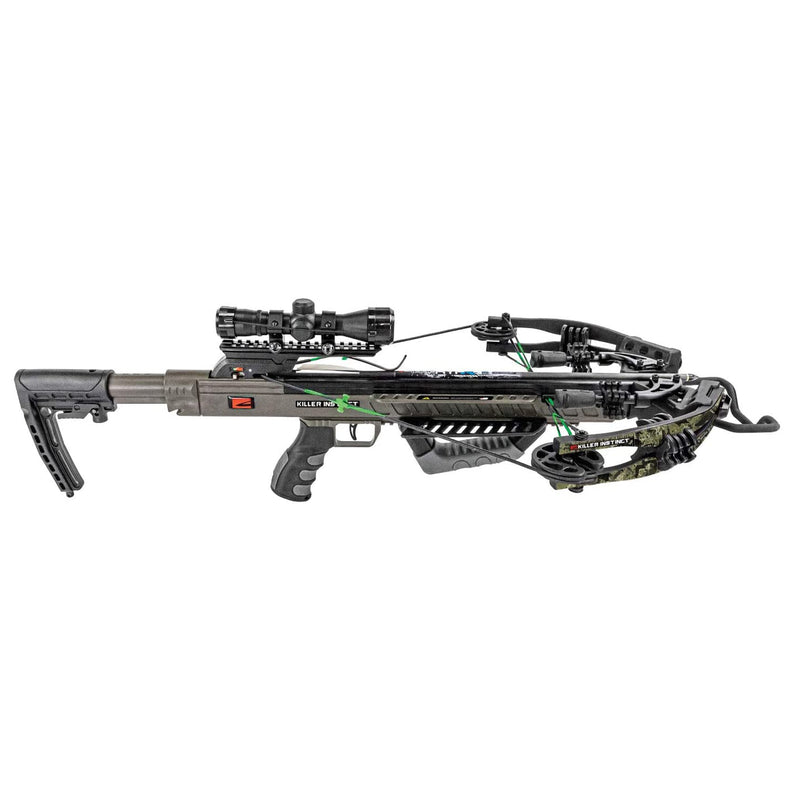 Killer Instinct Boss 405 Hunting Crossbow with Scope, Camo and Slayer Bow Case