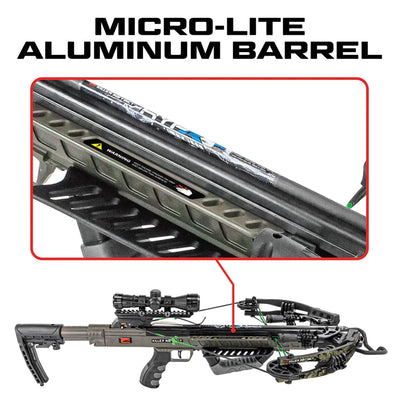 Killer Instinct Boss 405 Hunting Crossbow  & 6Pack 20" Carbon Crossbow Bolts - VMInnovations