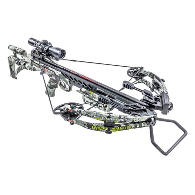 Killer Instinct Ripper 415 Hunting Crossbow with Scope, Quiver and 3 Bolts, Camo - VMInnovations