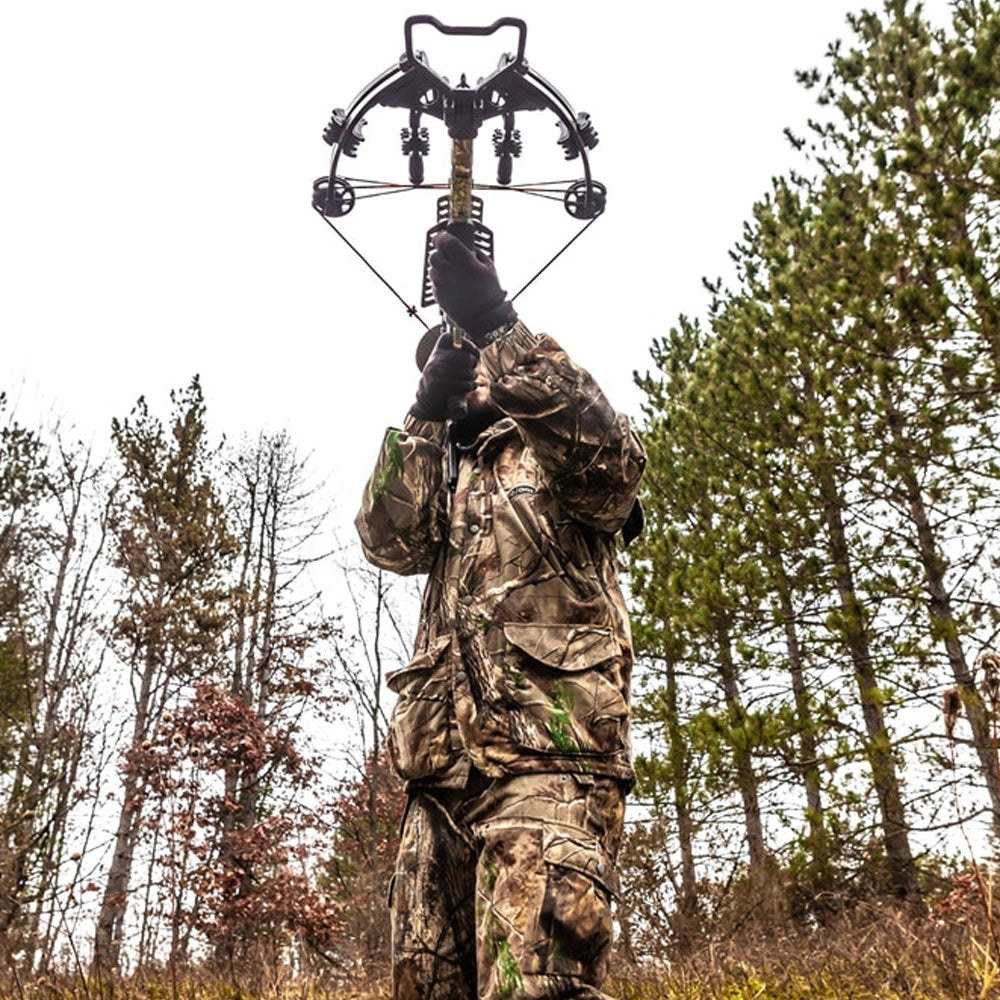 Killer Instinct Burner 415 Crossbow Bow Archery Pro Package with 3 Bolts, Camo