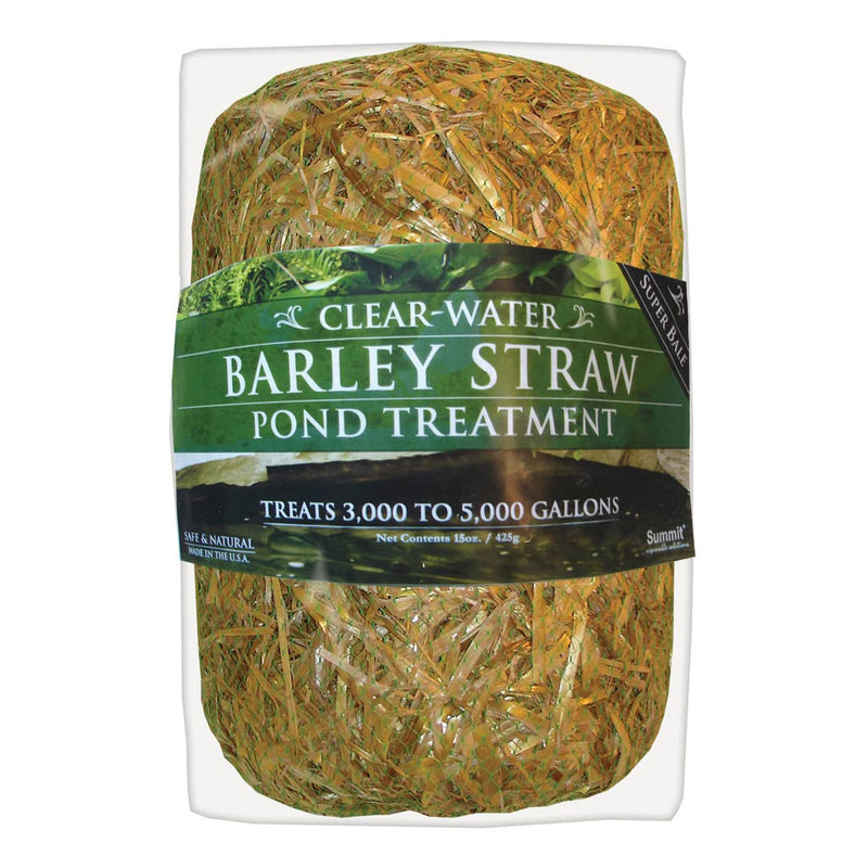 Summit Chemical Clear-Water Barley Straw Natural Outdoor Pond Treatment, 15 Oz