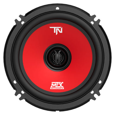 MTX Terminator6 45W RMS 2 Way Polypropylene Coaxial Car Speakers, Pair (4 Pack)