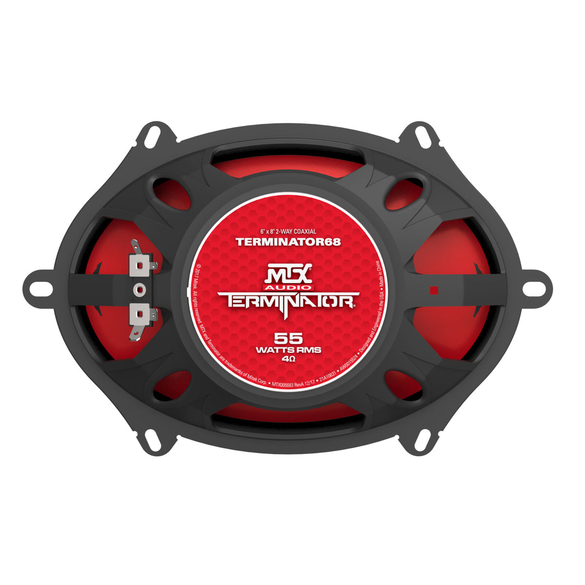 MTX Terminator 68 5 by 7in Speaker Pair with 55 W RMS Power Capability  (4 Pack)