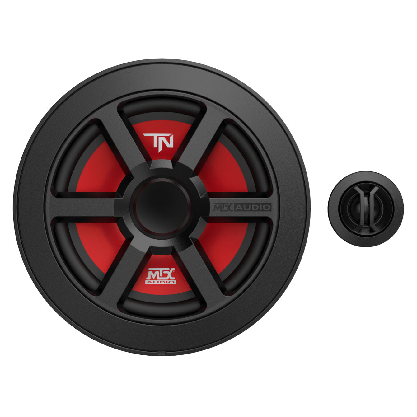 MTX Terminator 6.5in Woofer Cone Component Speaker Pair with 45W RMS (4 Pack) - VMInnovations