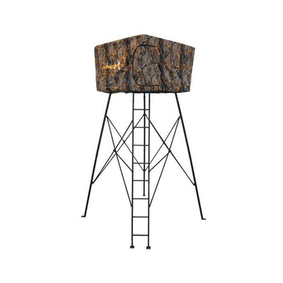 Muddy Quad Blind Kit Elevated Hunting Water-Resistant Enclosure Camo (Open Box)