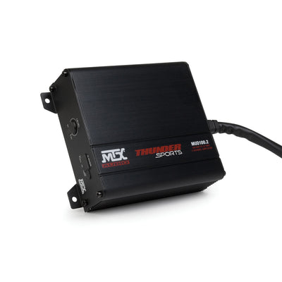 MTX Mud Series 200Watt RMS 2 Channel Outdoor Powersports Amplifier Kit(Open Box)