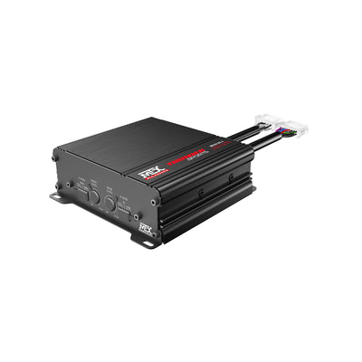 MTX 400W RMS Outdoor Amplifier and Soundstorm 8 Gauge Amp Complete Wiring Kit