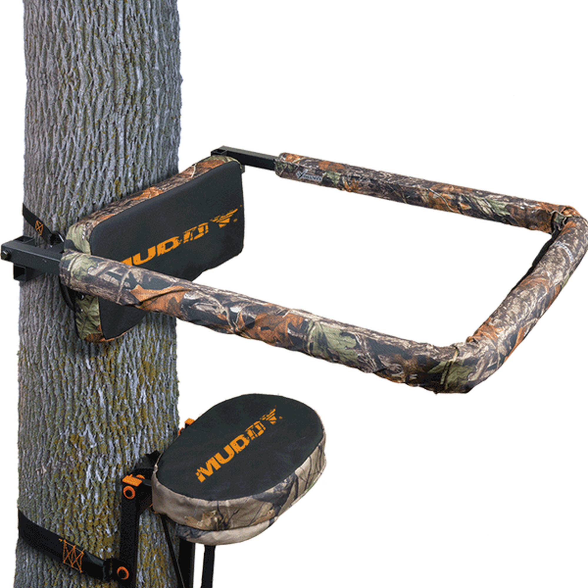 Muddy Outdoors Hunting Tree Stand Reliable Flip Up Shooting Rail Rest (Open Box)