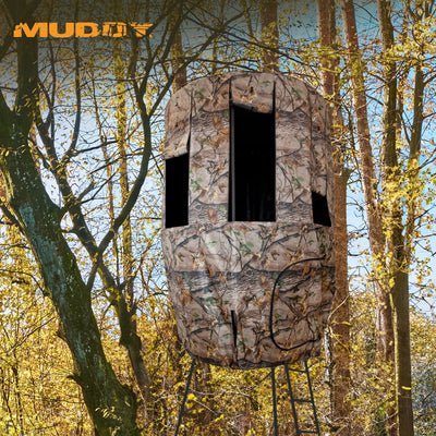 Muddy Liberty Tripod Stand Blind Kit Roof Enclosure with Windows (Used) - VMInnovations