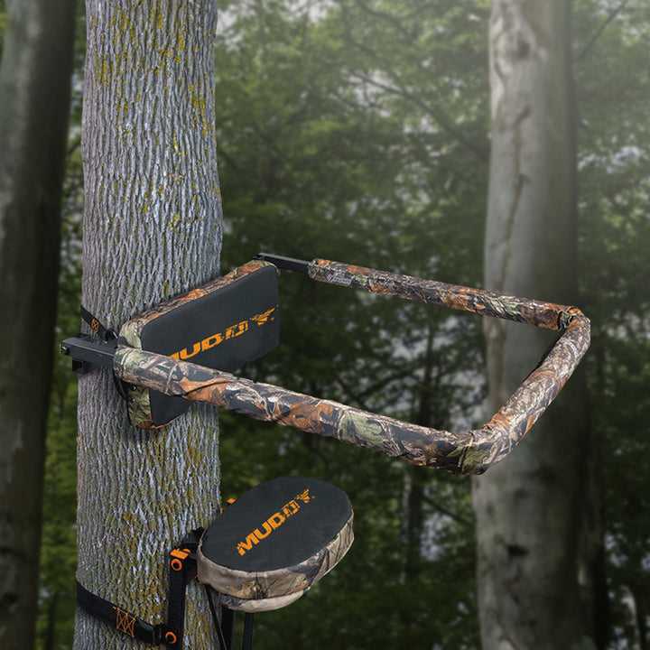Muddy Outdoors Hunting Tree Stand Reliable Flip Up Shooting Rail Rest (Open Box)